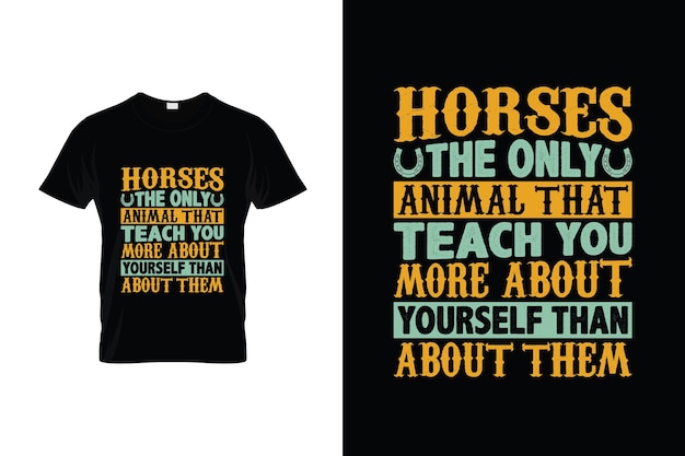 horse TShirt Design or horse poster Design horse Quotes horse Typography