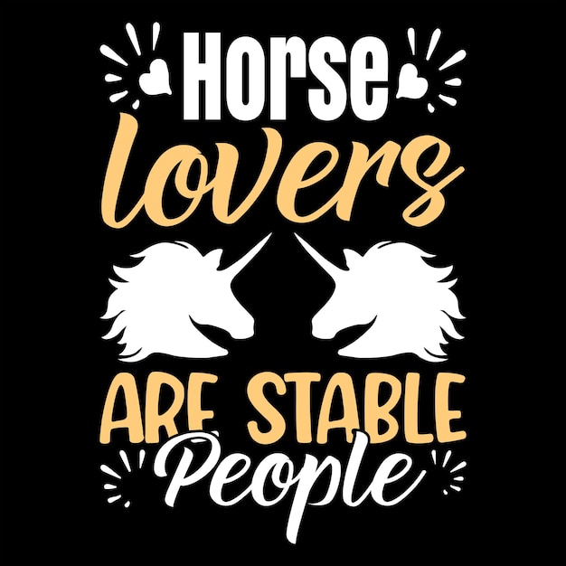 Horse tshirt design vector file