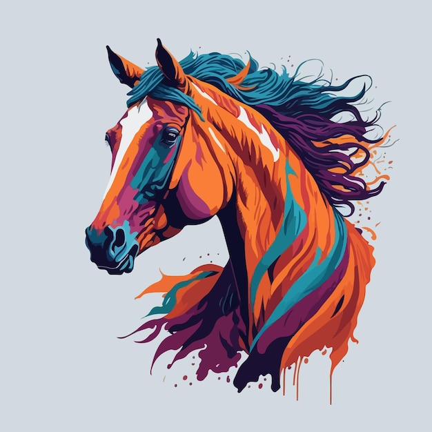 Vector horse vector