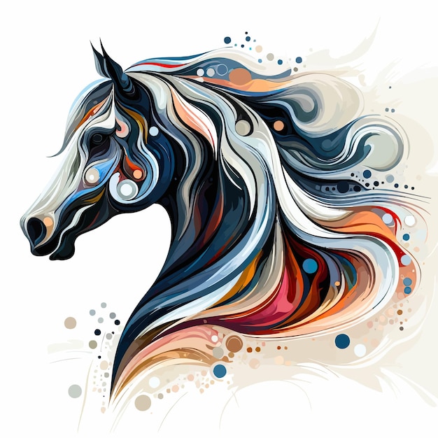 Vector horseheadpaint