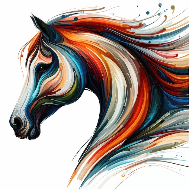 Vector horseheadpaint