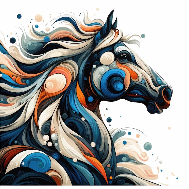 Vector horseheadpaint