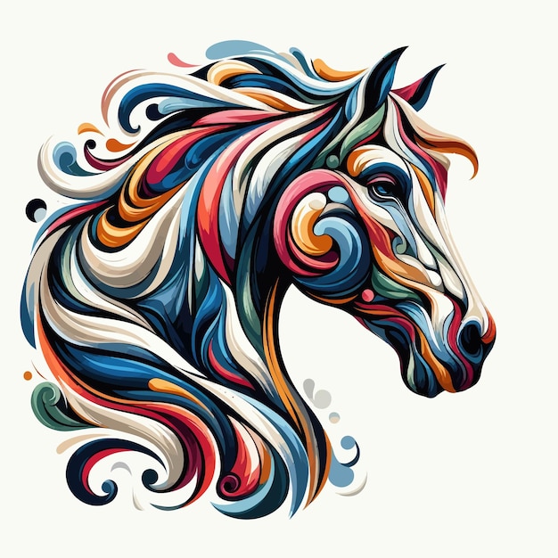 Vector horseheadpaint