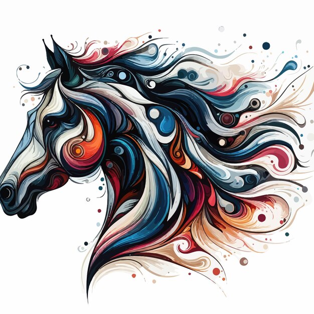 Vector horseheadpaint