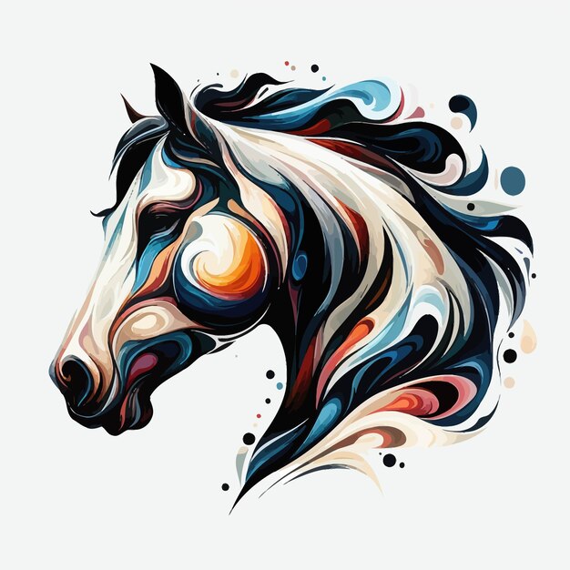 Vector horseheadpaint