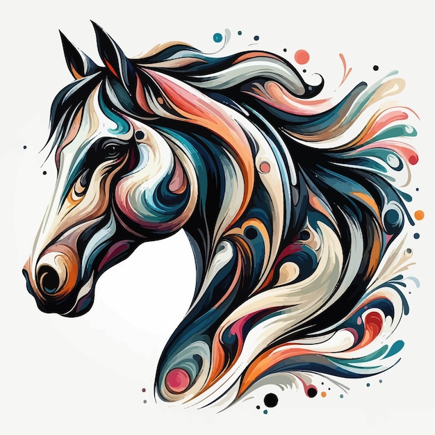 Vector horseheadpaint