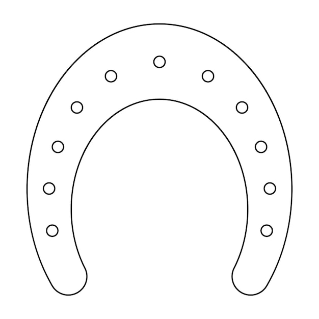 馬蹄形のアイコン ベクトル イラスト デザイン