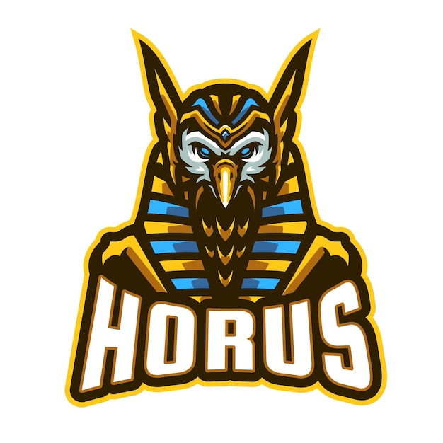 Horus God Mascot Logo