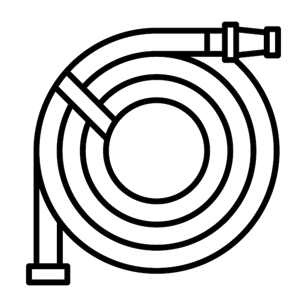 Hose Vector Illustration Style