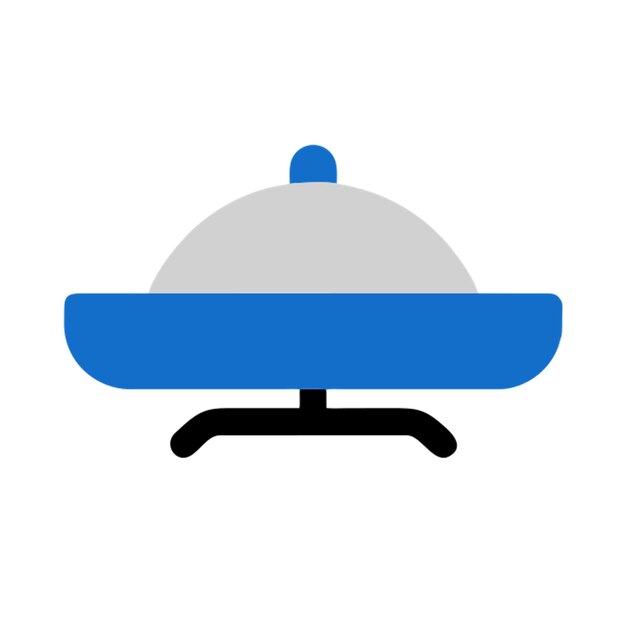 Vector hospital bedpan icon