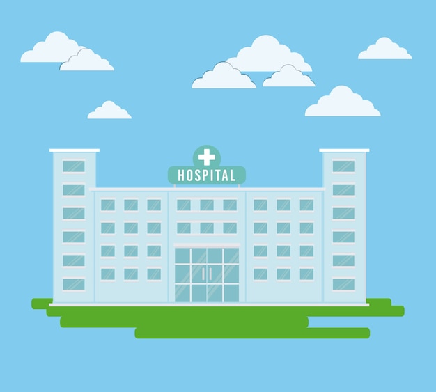 hospital building icon