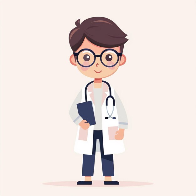 Vector hospital doctor vector medical illustration background care health stethoscope clinic isol