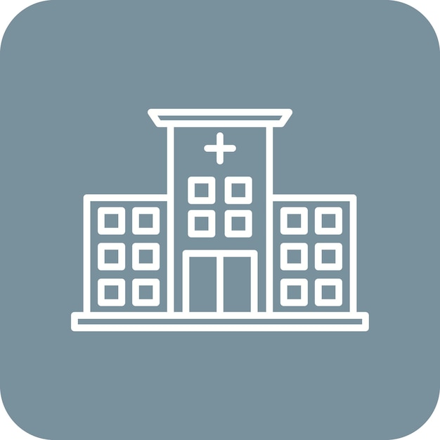 Hospital icon vector image Can be used for Medicine