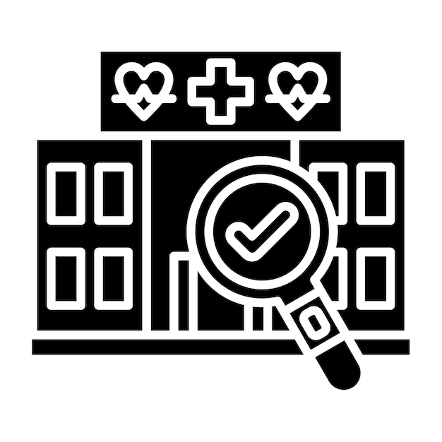 Vector hospital icon