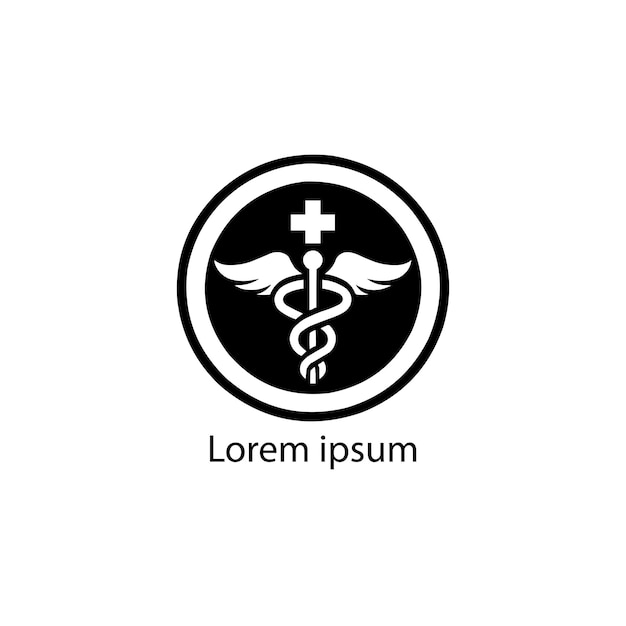 病院のロゴデザイン ベクトル医療十字架