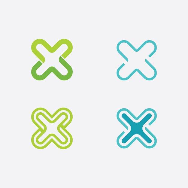 Logo dell'ospedale e icone del modello di simboli dell'icona di assistenza sanitaria app