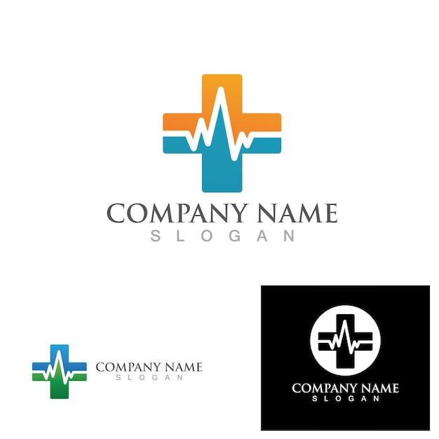 Hospital logo symbol vector template