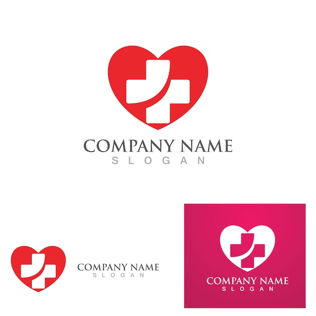 Hospital logo symbol vector template