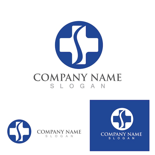 Vector hospital logo symbol vector template