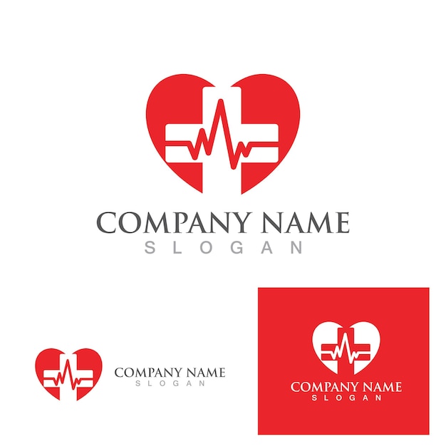 Hospital logo symbol vector template