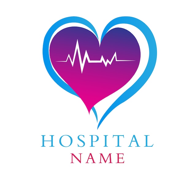 Hospital name logo