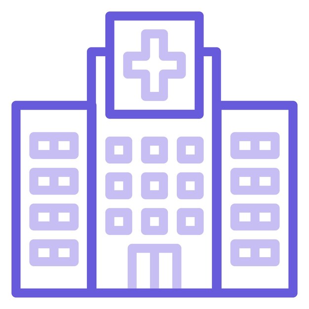Векторная иллюстрация больницы