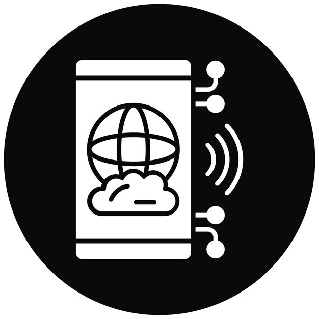Hosted Application icon vector image Can be used for Web Hosting