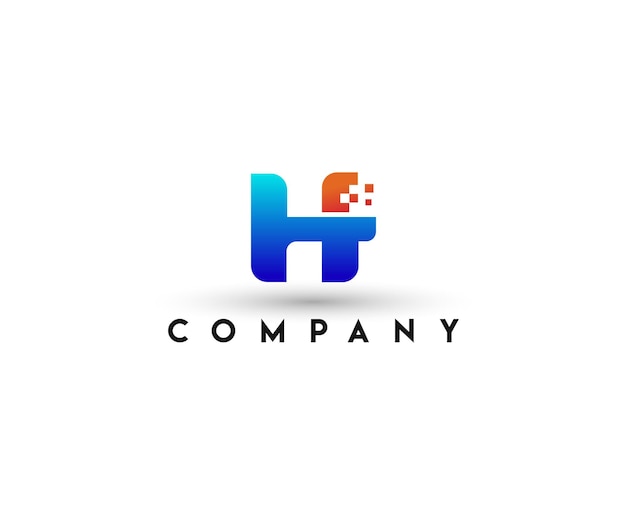 Hosting logo letter h logo