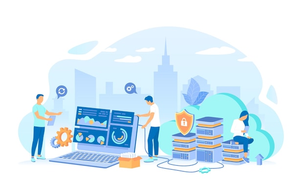 Hosting servers computer wolken Web Hosting Data Security luide computing opslag Informatie