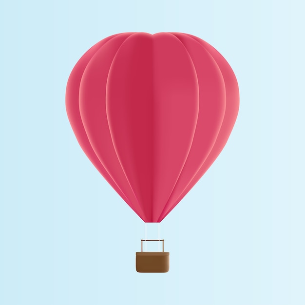 hot air balloon 3d 