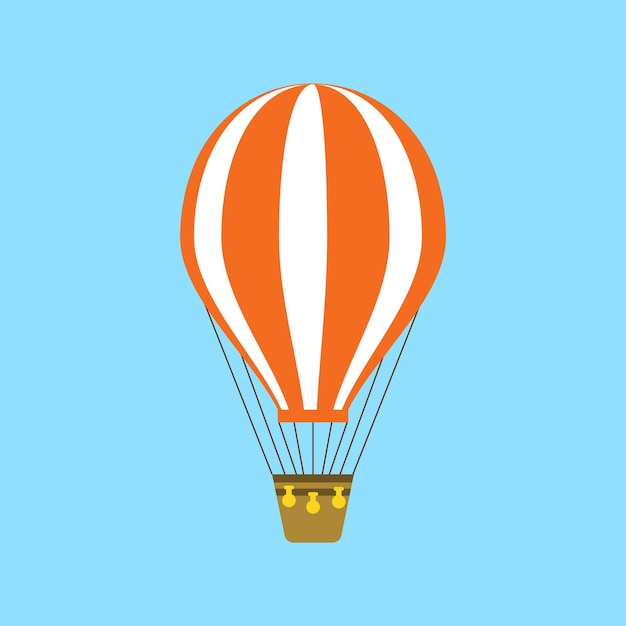 Hot air balloon icon