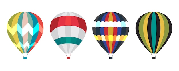 Hot air balloon with hot airy sphere ballast and baskets