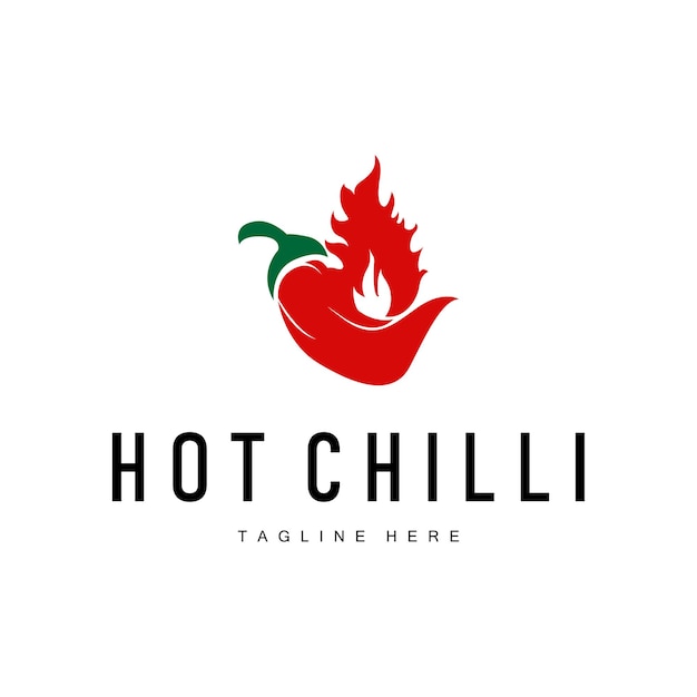 Логотип Hot Chili Peppers Farm Garden Design Простая иллюстрация шаблон символа
