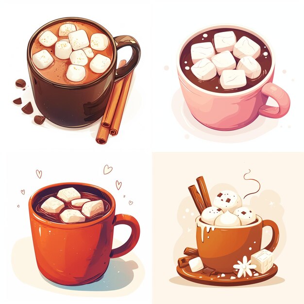 Vector hot chocolate