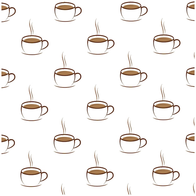 Hot coffee cup background vektor