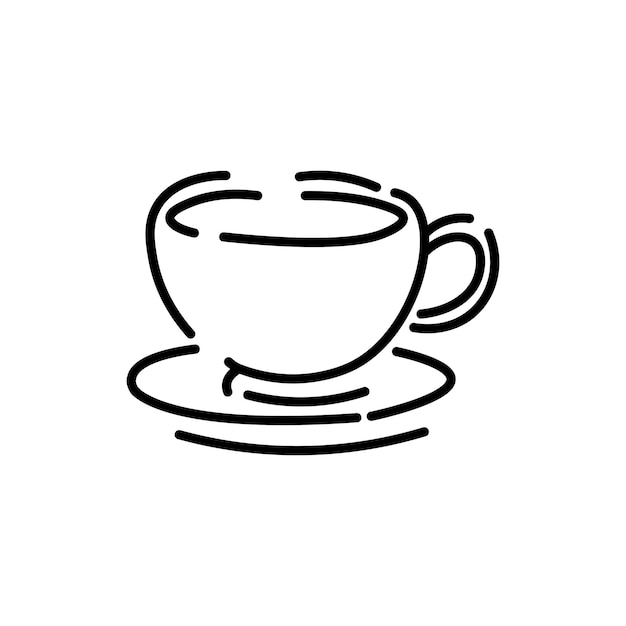 Hot Coffee logo illustration vector design