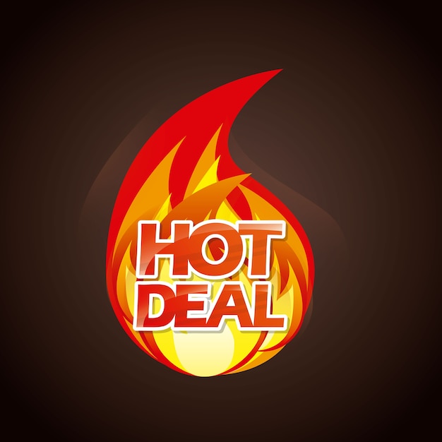 Vector hot deal design, vector illustration eps10 graphic