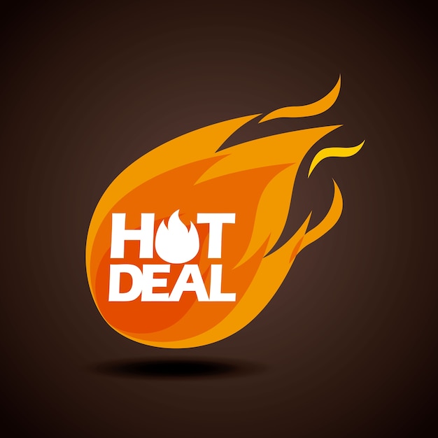 Vector hot deal design, vector illustration eps10 graphic