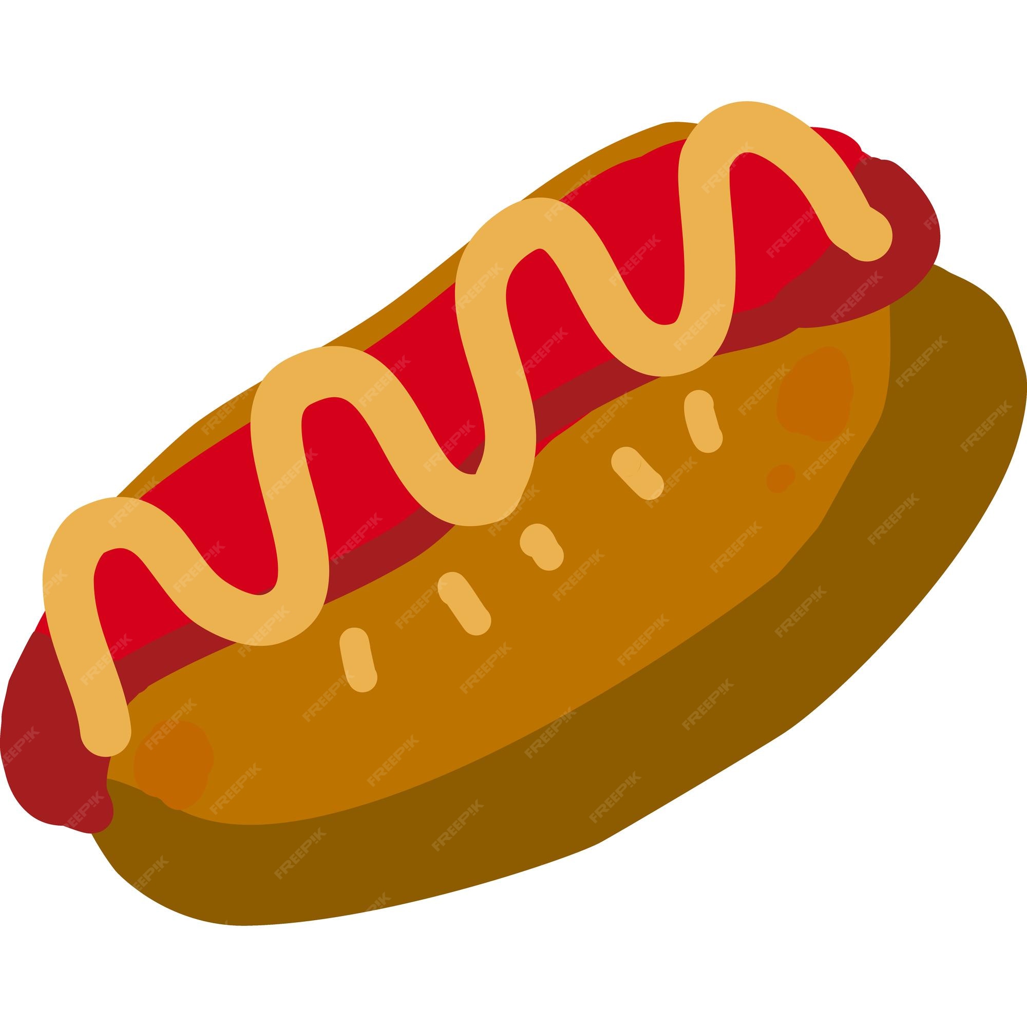 Premium Vector  Hot dog icon cartoon style