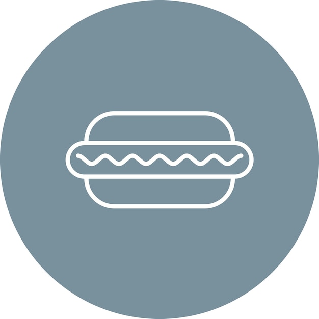 Hot Dog icon vector afbeelding Kan worden gebruikt voor World Cuisine