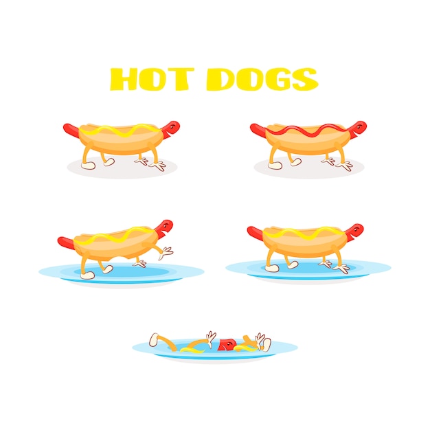 Set di hot dog