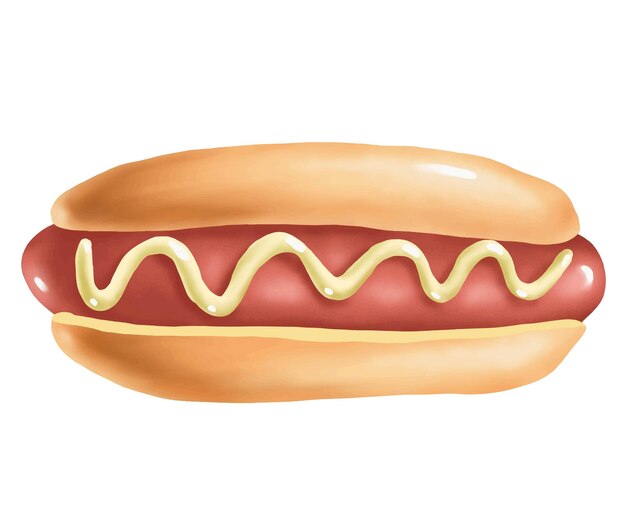Vector hot dog