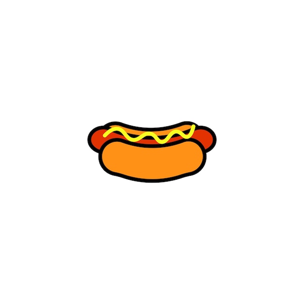 Vector hot dog