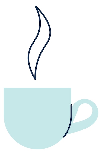 Hot drink cup icon coffee or tea symbol