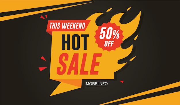 hot sale banner template design