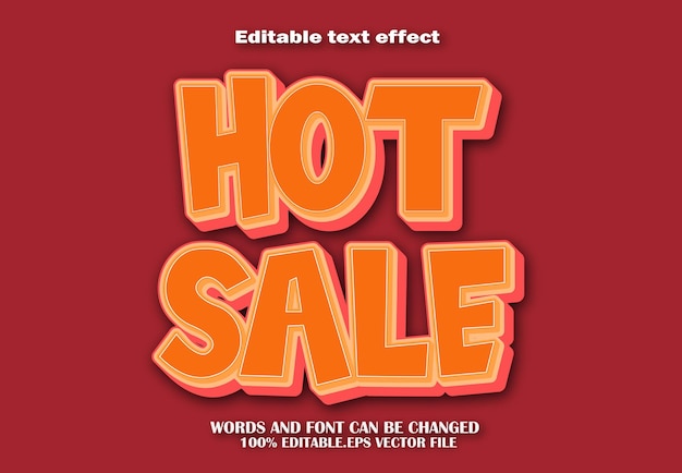 Hot sale editable text effect cartoon style