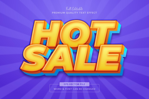 Hot Sale Editable Text Effect Font Style
