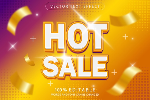 Hot sale editable text effect template