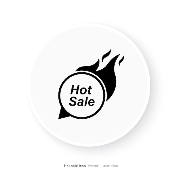 Hot sale icon design vector illustration