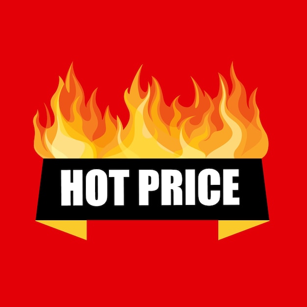 Hot sale price offer deal label template